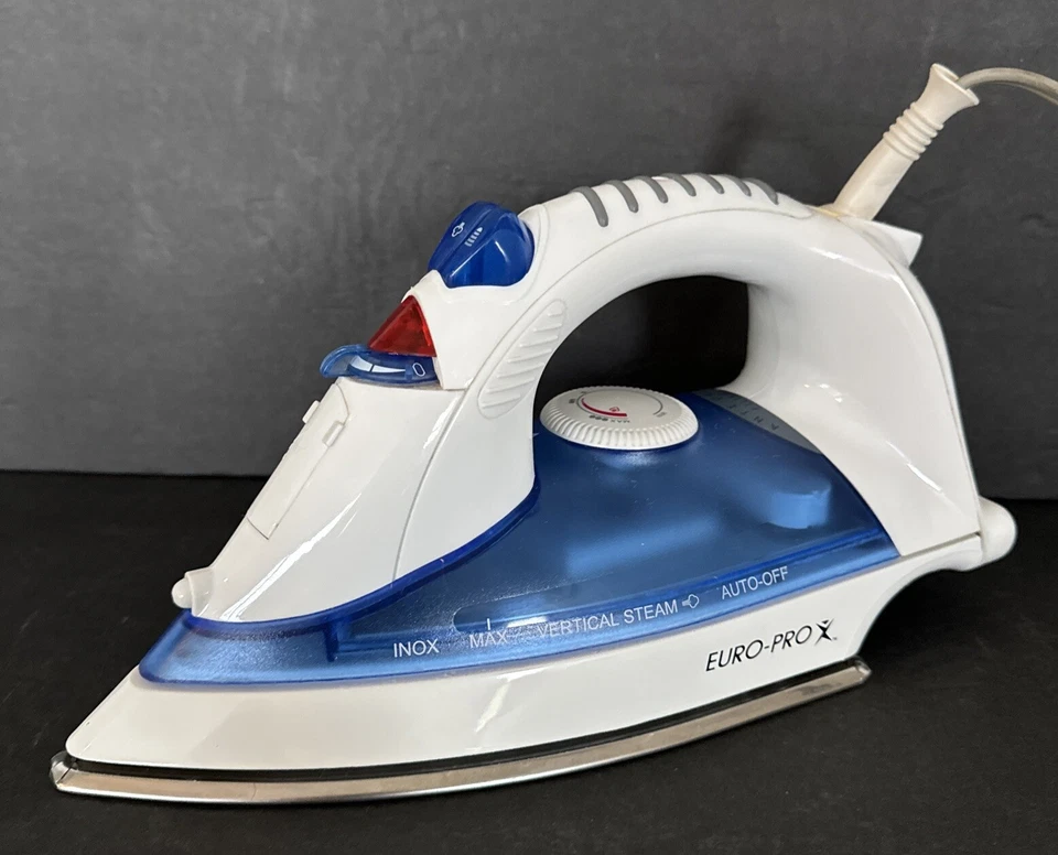 Plancha Vapor Euro-Pro X Modelo EP470 The Sting Ray Auto Limpieza Probada Funciona Limpio Foto 1 de 4