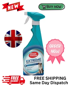 Simple Solution Extreme Dog Stain and Odor Remover Enzymatic Cleaner with 3X UK - Picture 1 of 4