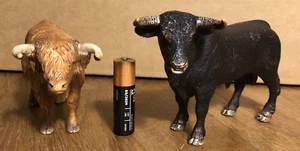 ⭐️ Vintage Schleich (ELC) Early Learning Centre Bull and Cow ⭐️ VGC - Picture 1 of 8