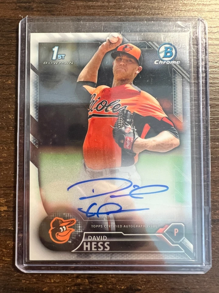 A108,760 - 2016 Bowman Chrome Prospect Autographs #CPADH David Hess - Image 1 of 1