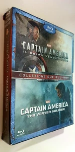 CAPTAIN AMERICA BLURAY Il Primo Vendicatore + The Winter Soldier - SIGILLATO - Imagen 1 de 2