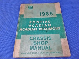 1965 PONTIAC ACADIAN BEAUMONT SHOP MANUAL service *original* - Picture 1 of 4