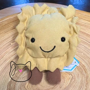 Jellycat AMUSEABLES RAVIOLI Pasta New BNWT Soft Plush Toy Food Dinner Italy - Picture 1 of 6