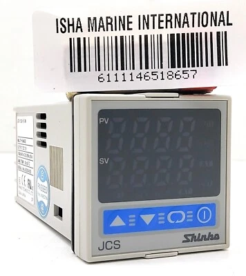 Shinko Jcs Séries 1/16 Din Jcs-33a-s / M Température Processus Contrôleur Blanc - Photo 1/4
