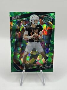 Arch Manning 2023 Panini National VIP #AM Rated Prospect Green Ice Prizm #'d /99