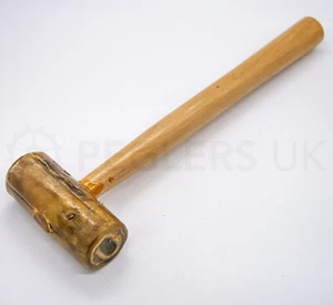 Raw Hide Mallet Natural 1-1/4" (32MM)) Rawhide Leather - Picture 1 of 1