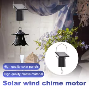 Carillón de viento ecológico de energía solar para colgar motor giratorio adorno decoración - Imagen 1 de 20