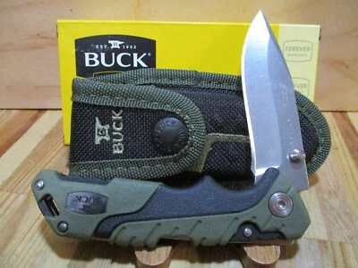 Cuchillo de bolsillo plegable Buck USA Pursuit 661 nuevo en caja y funda de nailon - 11893 Foto 1 de 4