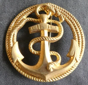 Insigne béret artisanal en corde – Troupes de Marine – Rare – REF 5953 - Picture 1 of 3