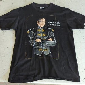 Rare VTG WINTERLAND Michael Jackson King of Pop Dangerous Tour 1992 T Shirt 90s - Picture 1 of 12
