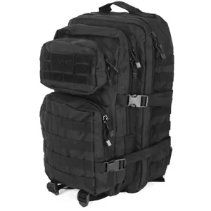 Large Black MOLLE Rucksack - Assault Pack Backpack Bag 36L Military Army New - Picture 1 of 10