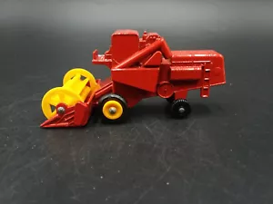 Vintage Streichholzschachtel Nr. 65 Red Claas Combine Harvester Lesney England lose Reifen - Bild 1 von 6