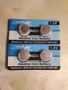 4 Watch Batteries ~ 390 389 SR1130SW 1130 SR54 626 LR54 D390 D389 V390 V389 AG10 - Picture 1 of 2