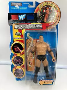 JAKKS Pacific 2000 | WWF WWE WrestleMania XVII | Figura The Rock Rebellion - Imagen 1 de 2