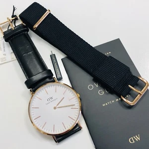 NWT Rose Gold Daniel Wellington Classic Sheffield Watch 40mm Unisex Gift Set Box - Picture 1 of 12
