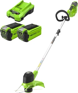 40V Tagliabordi a Batteria per Giardini Medi, Altezza Regolabile, Ampiezza Tagli - Foto 1 di 12