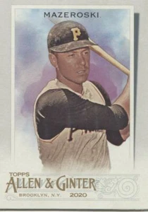 Allen & Ginter Bill Mazeroski SP 2020 base impresión corta - Piratas de Pittsburg - # 305 - Imagen 1 de 1