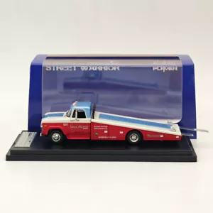 1/64 STREET WEAPON 1970 DODGE D300 RAMP TRUCK Car Transporter Diecast Model - Bild 1 von 7