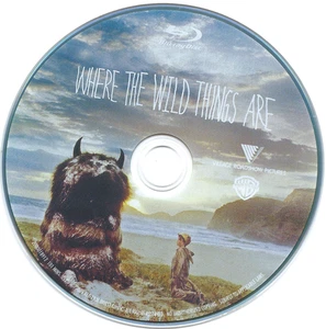 Where the Wild Things Are (Blu-ray, 2010) Just the Movie Disc, FREE SHIPPING USA - Picture 1 of 2