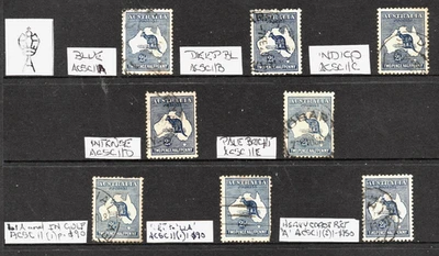 3RD WMK-2.5d SHADES COMPLETE ACSC 11 A-B-C -D n E + 3 listed var cv $850 - Image 1 of 4