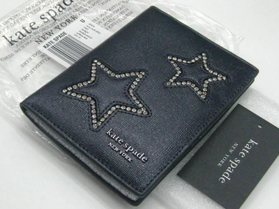Kate Spade Starlight Navy Patent Saffiano Leather Bi-fold Wallet NWT Orig. Pkg. - Image 1 of 4
