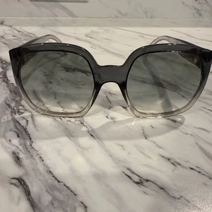 Fendi FF0404/S KB77Y Women Blue Square Gradient Sunglasses Shades 58/23/135 Read - Picture 1 of 7