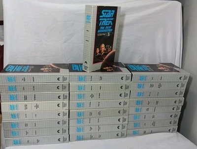 Star Trek The Next Generation Collectors Edition 25 Double Episodes VHS Tapes - Image 1 of 3