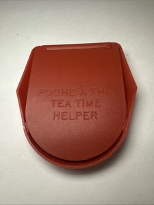 Tupperware vintage TEABAG SQUEEZER Tea Time Helper ORANGE - Picture 1 of 3