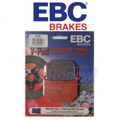 EBC Front Semi-Sintered V Brake Pads for 1980-1983 Suzuki GS750E - Brake ef - Изображение 1 из 4