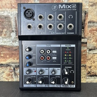 Mackie Mix5 5-Channel Compact Mixer - READ. - Image 1 of 3