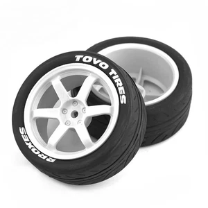 4 PIEZAS Neumáticos de cubo de rueda Neumático Drift para coche de radiocontrol Traxxas HSP Tamiya Kyosho 1:10 - Imagen 1 de 11