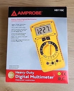 NUEVO Multímetro Digital Amprobe Resistente, HD110C Alto Voltaje 1500V DC 1000V AC - Imagen 1 de 7