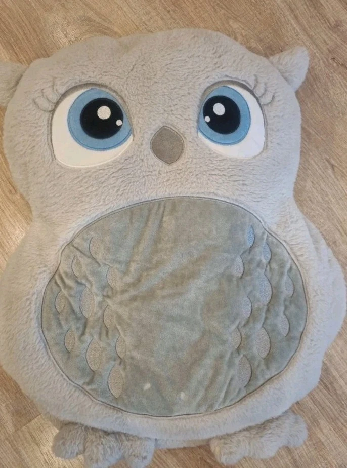 *Fidibus* Eule* 2 In 1/Decke + Kissen *grau* - Bild 1 von 1