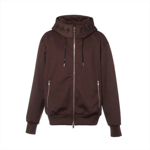 TATRAS 25SS Polyester x polyurethane Hoodie 04 Men's Brown  MTAT25S8281-M BARBIO - Picture 1 of 11