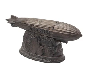 COLUMBIA 1931 Antique Dirigible Zeppelin Movie Figural Desk Cigarette Holder - Picture 1 of 8
