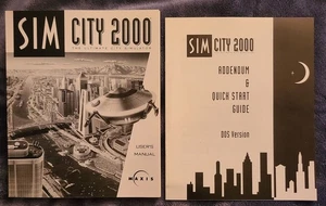 Sim City 2000 User’s Manual Game Guide Game Book - Picture 1 of 8
