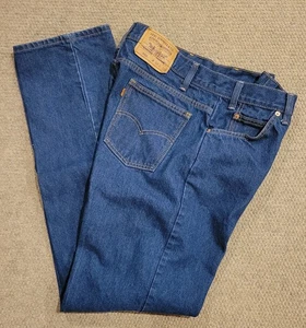 Jeans Levi's 505 uomo 33 x 32 blu denim etichettato 35x33 - Foto 1 di 9