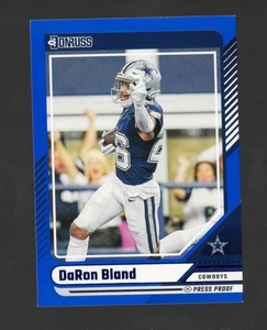 Donruss #106 DaRon Bland Press Proof Blue Dallas Cowboys 2024 - Imagen 1 de 3