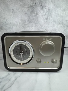 Crosley Solo CR3003A-BK AM/FM AUX Receiver Radio Mid Century Modern Style GETESTET - Bild 1 von 15