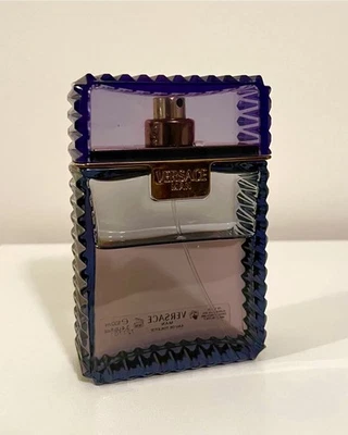 VERSACE MAN (purple) EDT 100ml spray RARE  - image 1 of 2