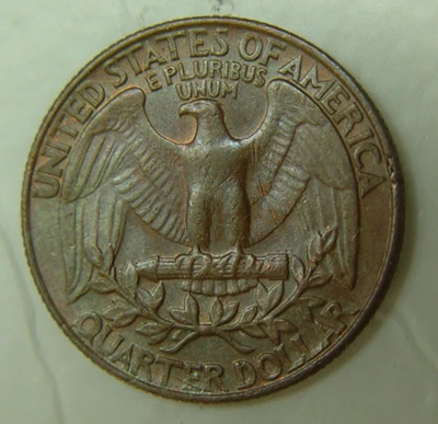 High Grade 1989 25 Cents struck on Missing Rev Clad Layer- Lot 1093 - Image 1 of 2