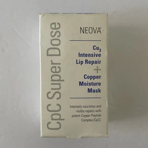 NIB Neova Cpc Super Dose Cu3 Intensive Lip Repair + Copper Moisture Mask Set - Picture 1 of 4
