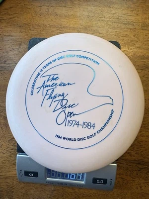 Rare! First Run Small Patent Pending Innova Aviar 166g, 1984 World Championship - Image 1 of 4