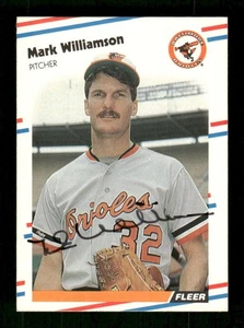 1988 Fleer  574 Mark Williamson signed auto autograph  MZ BXCP56 - Picture 1 of 2