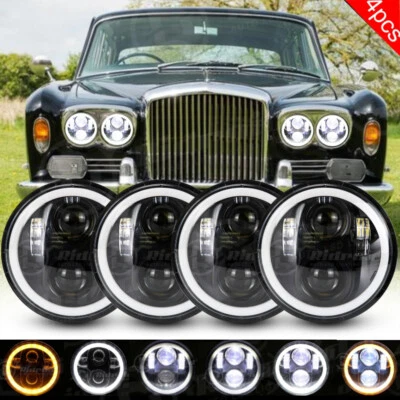 4PZ 5,75" Proiettore Fari LED con Halo DRL per Bentley T1 66-76 / T2 77-80 - Immagine 1 di 4