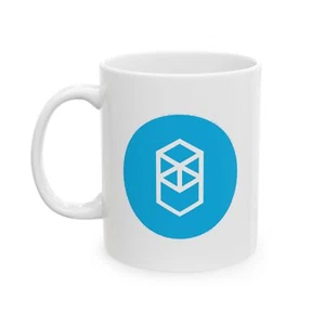 Fantom FTM Logo Tasse, (11oz, 15oz) - Krypto, Blockchain, Büro Tasse, HODL, Geschenk - Bild 1 von 8