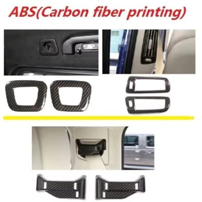 Juego de molduras interiores ABS de fibra de carbono para Mercedes-Benz Clase G G500 G63 W464 19-23 Foto 1 de 4