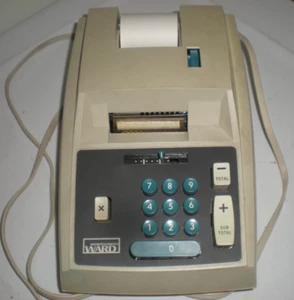 Vintage Montgomery Ward DAG-8397 Electric Adder Adding Machine - Picture 1 of 3