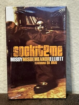Missy Misdemeanor Elliott Da Brat Sock It To Me SEALED Cassette Single - NOS - Image 1 of 4