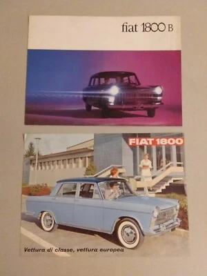 FIAT 1800 E 1800 B E FAMILIARE  BROCHURE ORIGINALE IN ITALIANO - Immagine 1 di 2